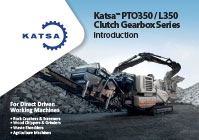 Katsa™ PTO350 - L350 Clutch Gearbox Series